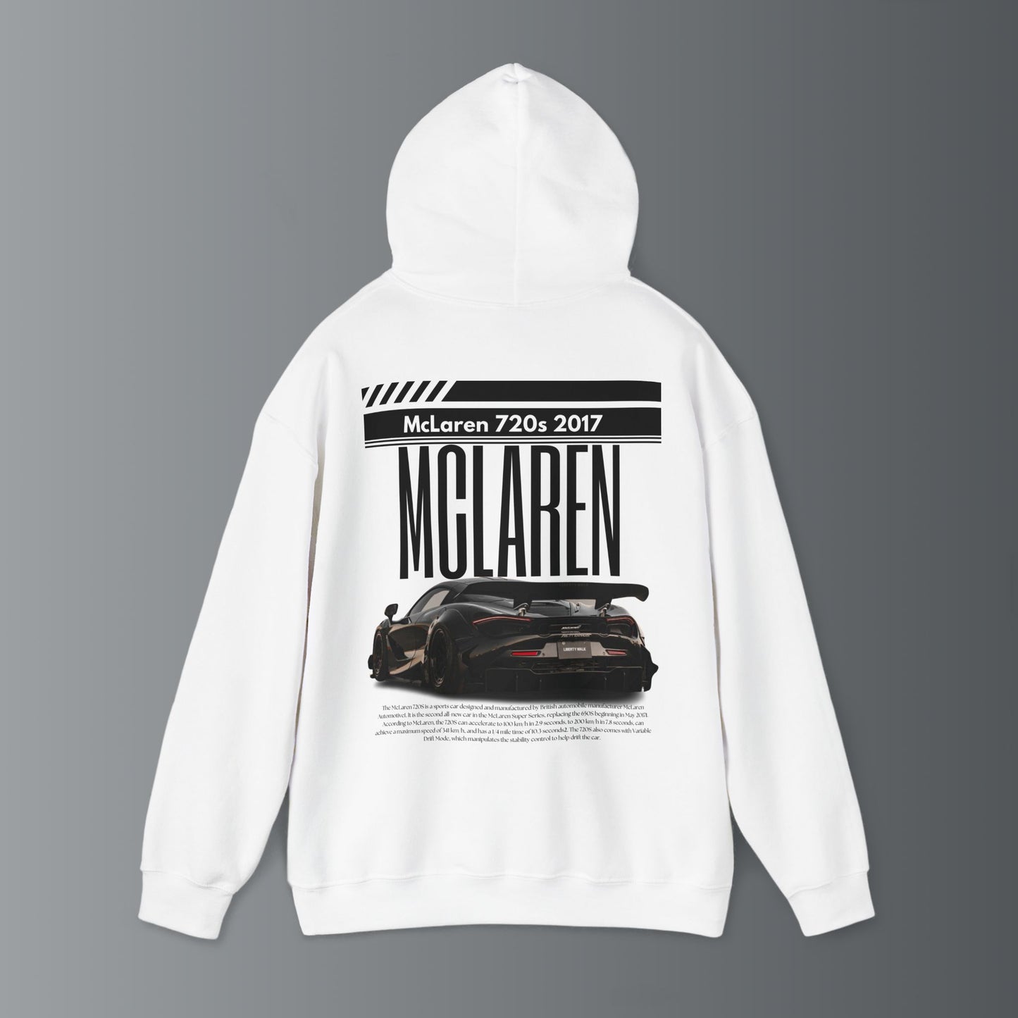 McLaren hoodie- gift for teens / birthday gift / cars lovers / every day hoodie / McLaren