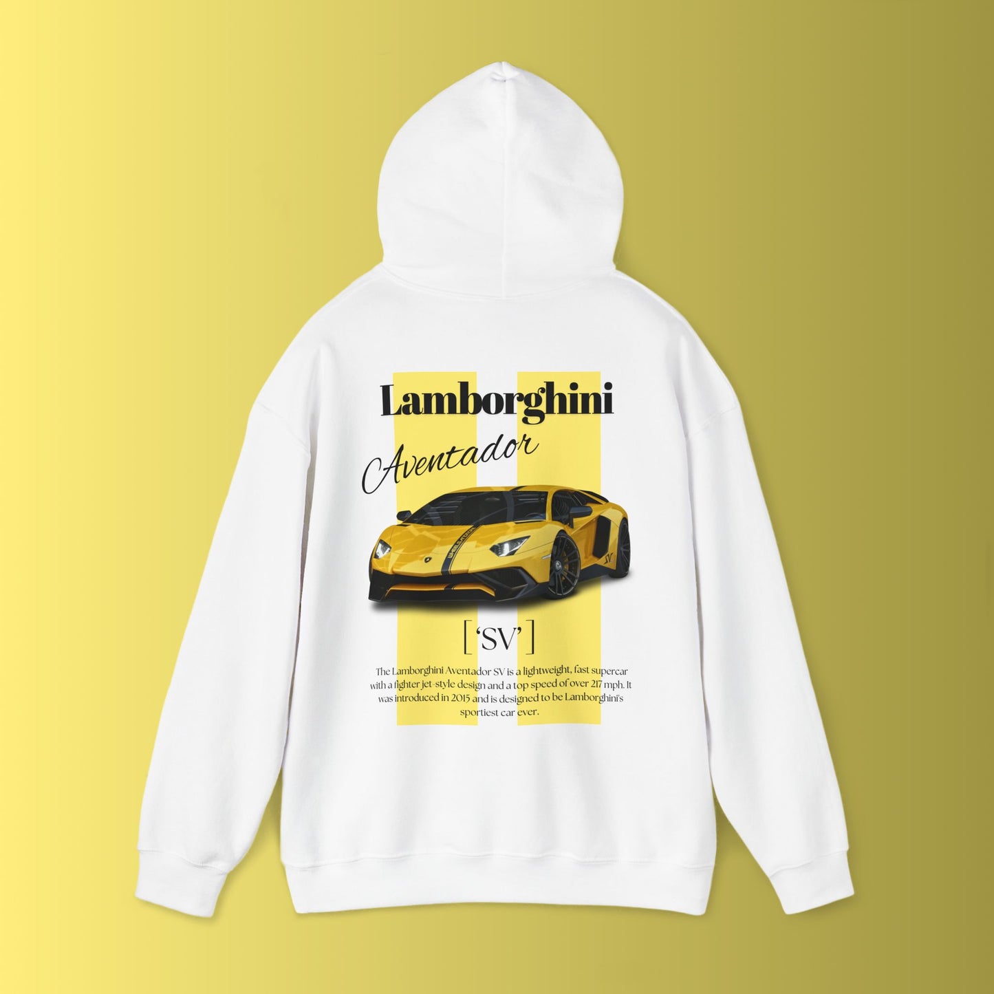 Lamborghini aventador hoodie- car hoodie / gift for teens / car lovers / birthday gifts / every day hoodie