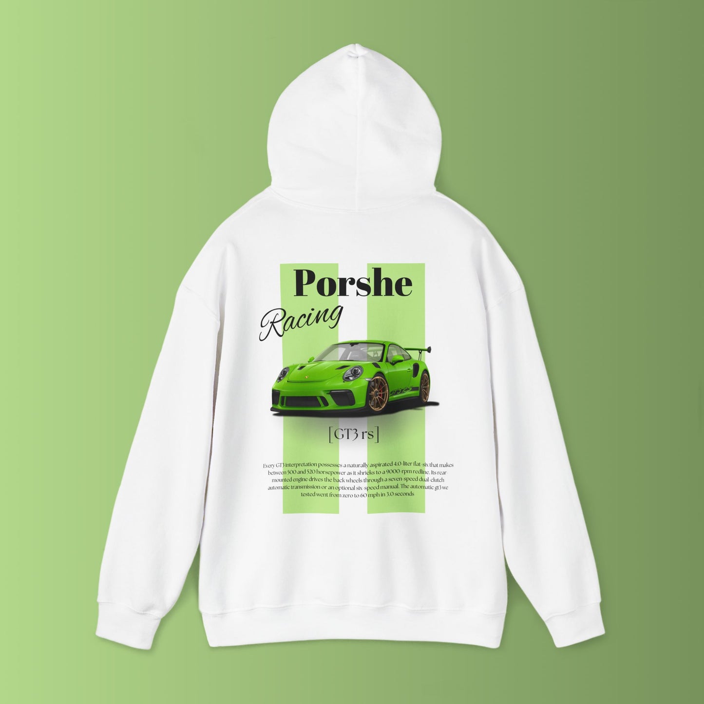 Porshe 911 gt3 rs hoodie- car hoodie / gift for teens / car lovers / fathers day gift / birthday gift