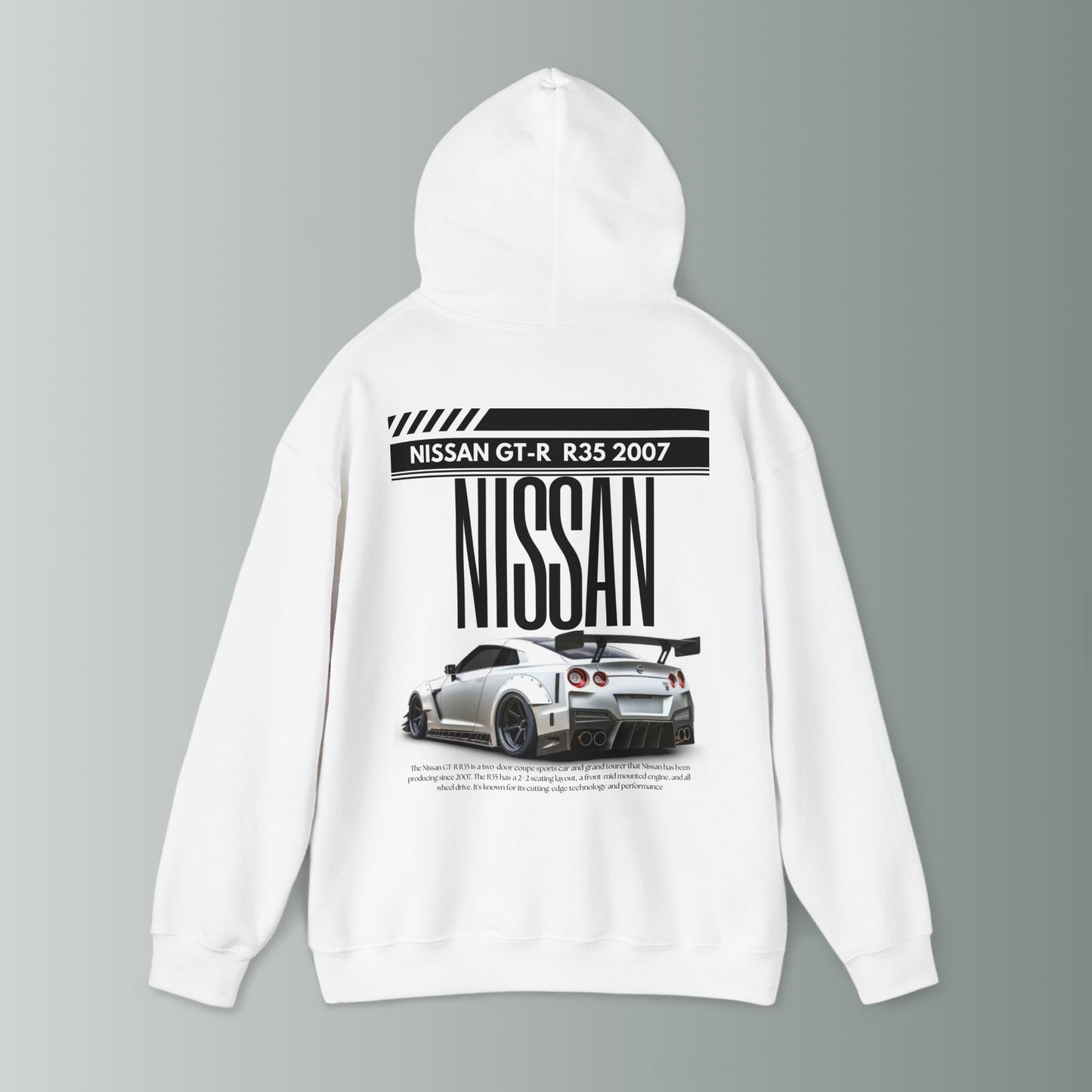 Nissan gt-r hoodie- car hoodie / car lovers / gift for teens / birthday gift / every day hoodie