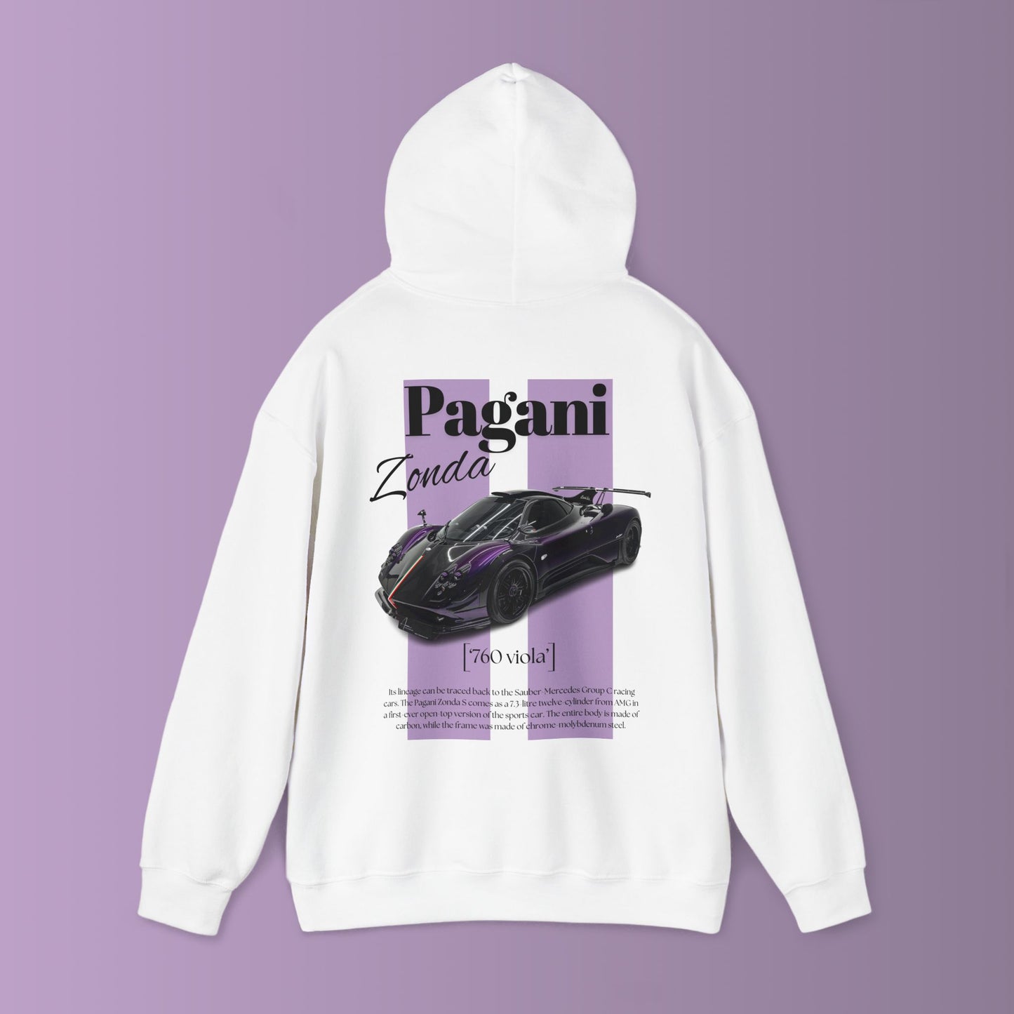 Pagani hoodie- gift for teens / birthday gift / car lovers / every day hoodie