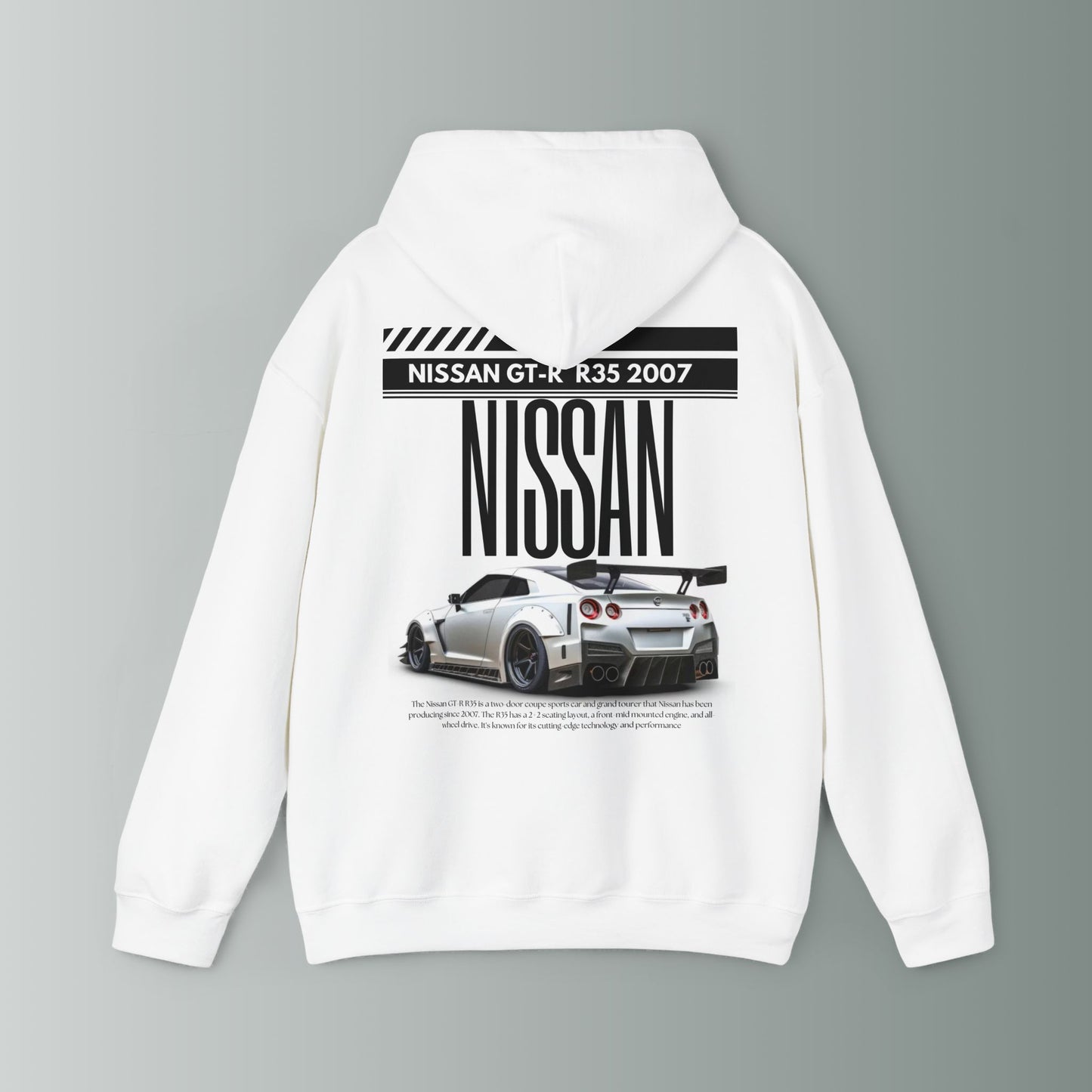 Nissan gt-r hoodie- car hoodie / car lovers / gift for teens / birthday gift / every day hoodie