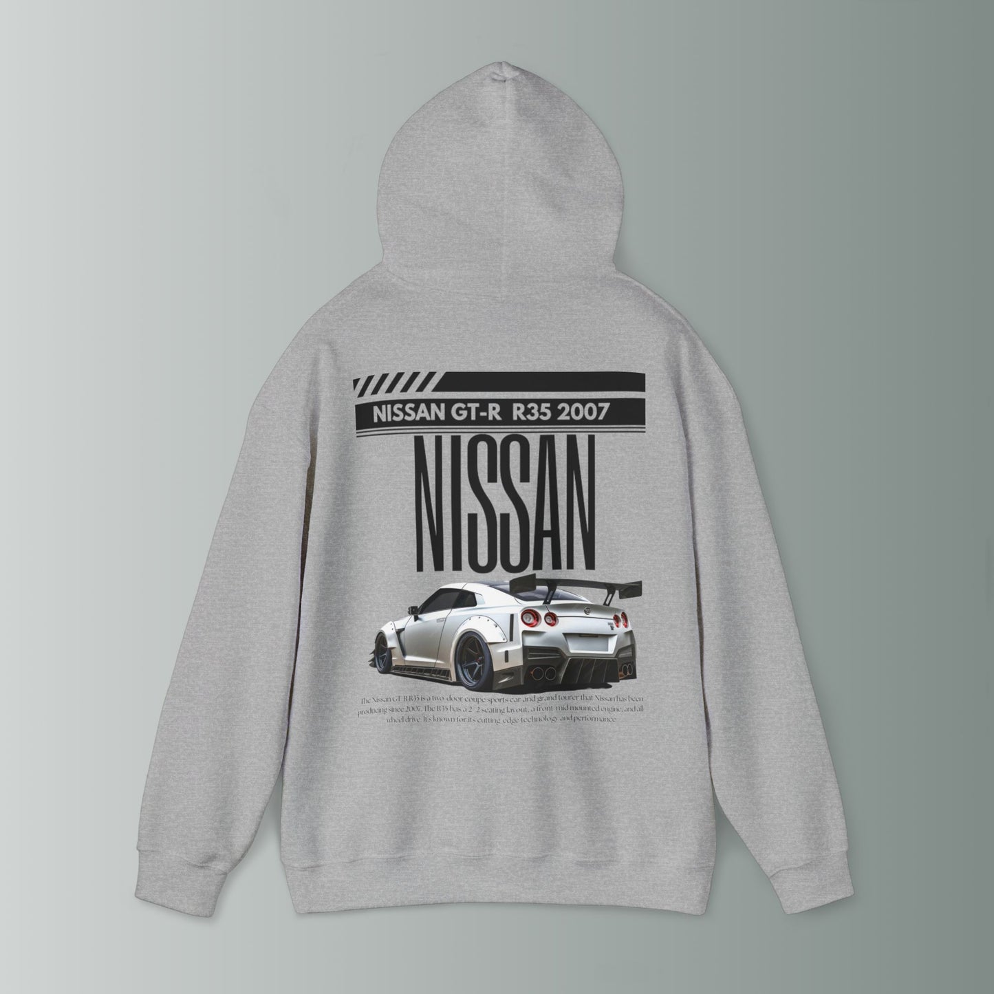 Nissan gt-r hoodie- car hoodie / car lovers / gift for teens / birthday gift / every day hoodie